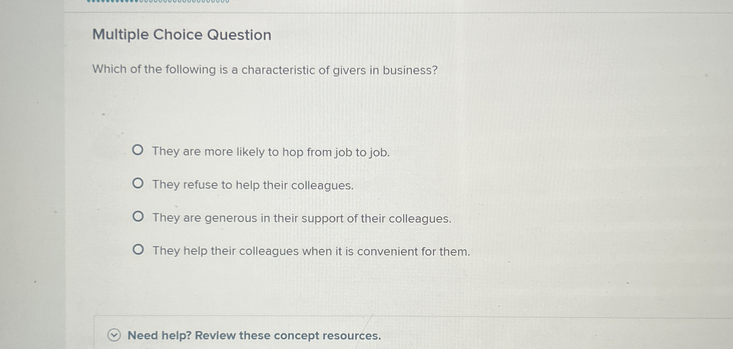Solved Multiple Choice QuestionWhich of the following is a | Chegg.com