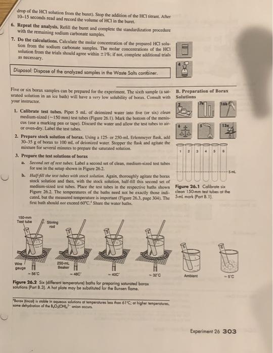 experiment 26 thermodynamics of the dissolution of borax