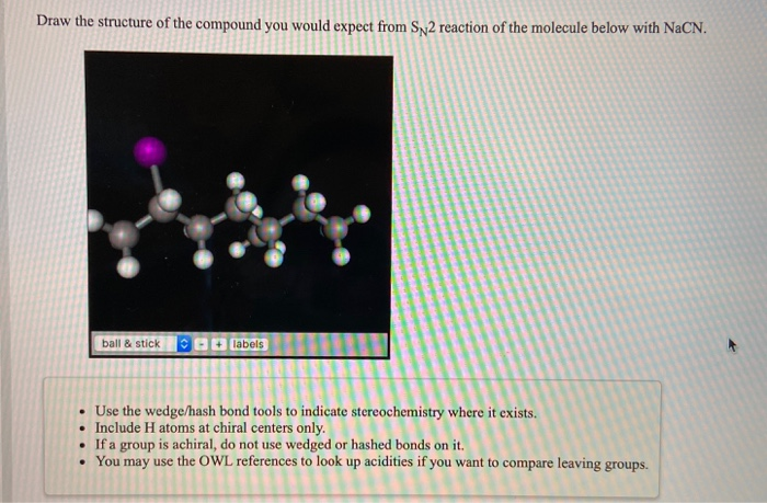 Solved Draw The Structure Of The Compound You Would Expect | Chegg.com