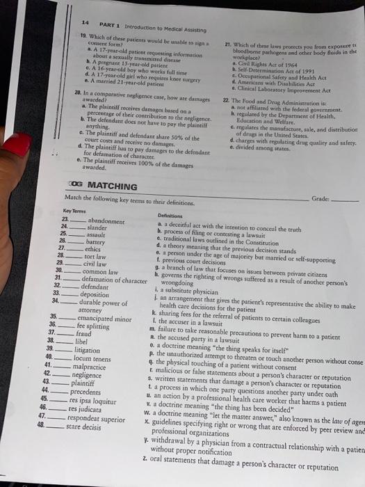 D 10. The Good Samaritan Act COVES a emergency care