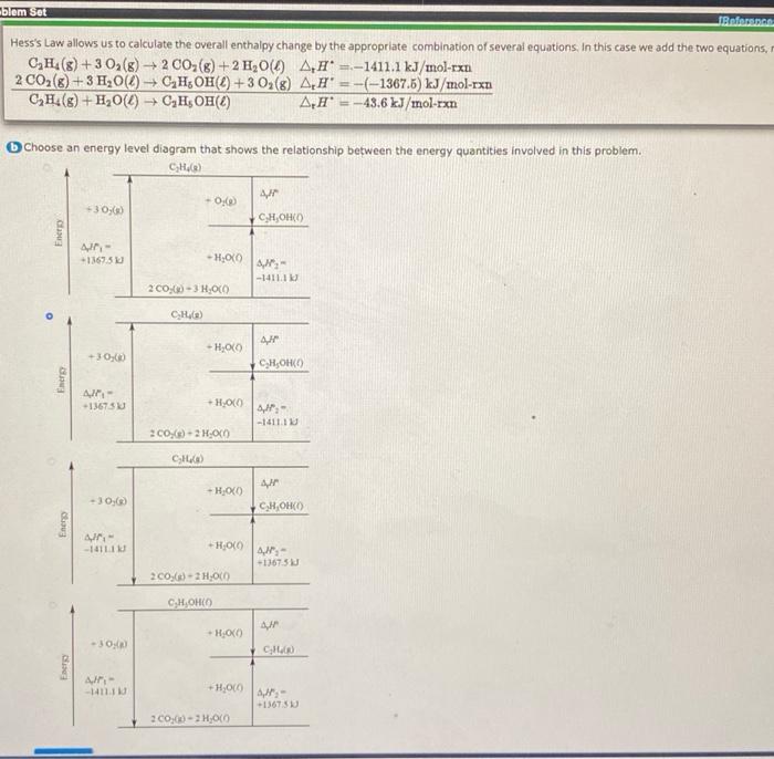 Solved Hess's Law allows us to calculate the overall | Chegg.com