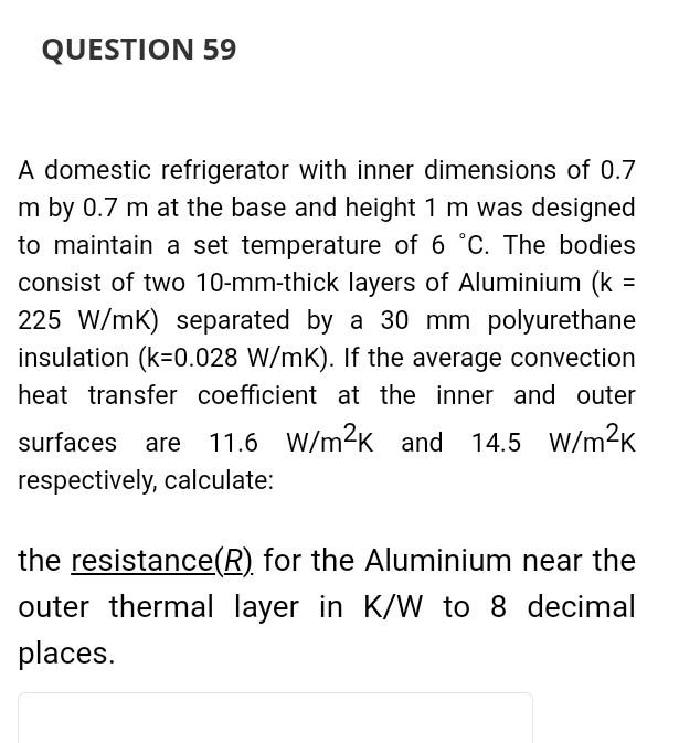 Solved QUESTION 58 The throttling process and Ts diagrams