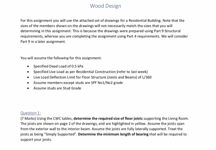 Wood Design For This Assignment You Will Use The A Chegg Com