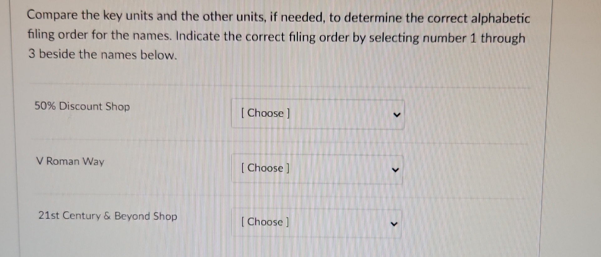 Solved Compare the key units and the other units, if needed, | Chegg.com