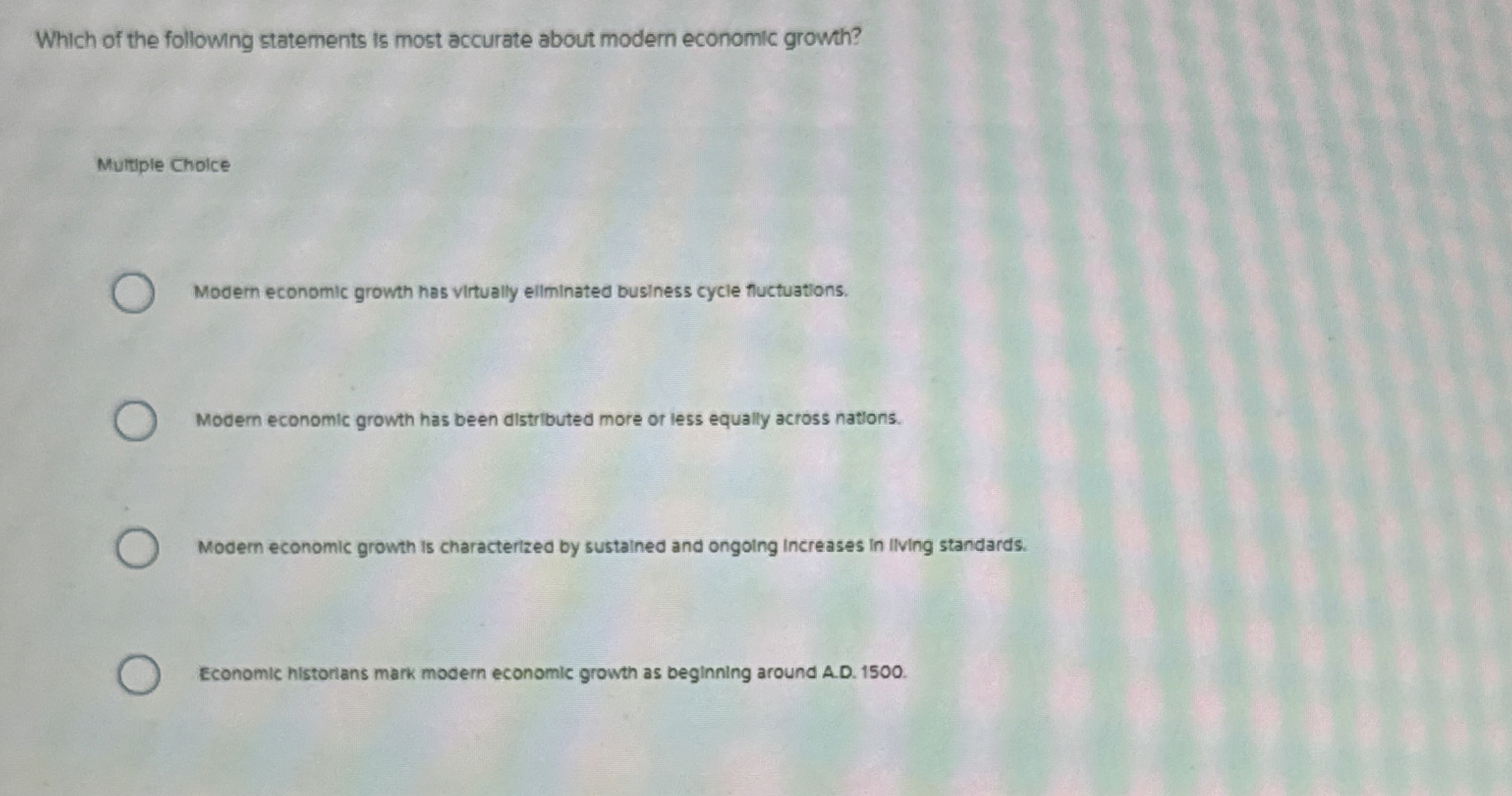 Solved Which of the following statements is most accurate | Chegg.com