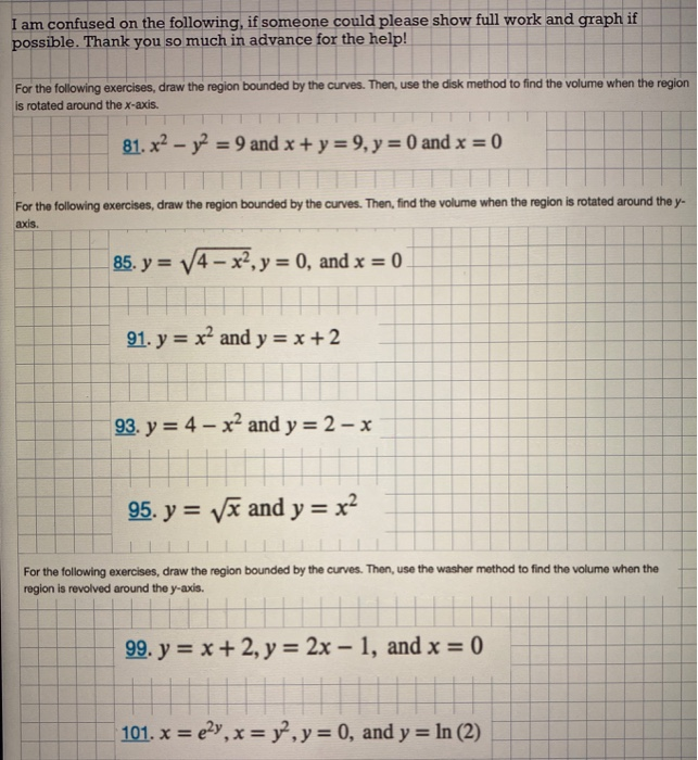 Solved If someone could please help me and show full work | Chegg.com