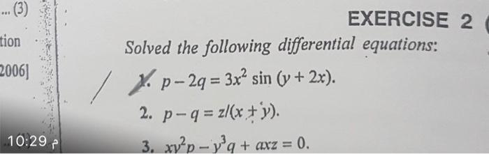 3 Tion 06 Exercise 2 Solved The Following Chegg Com