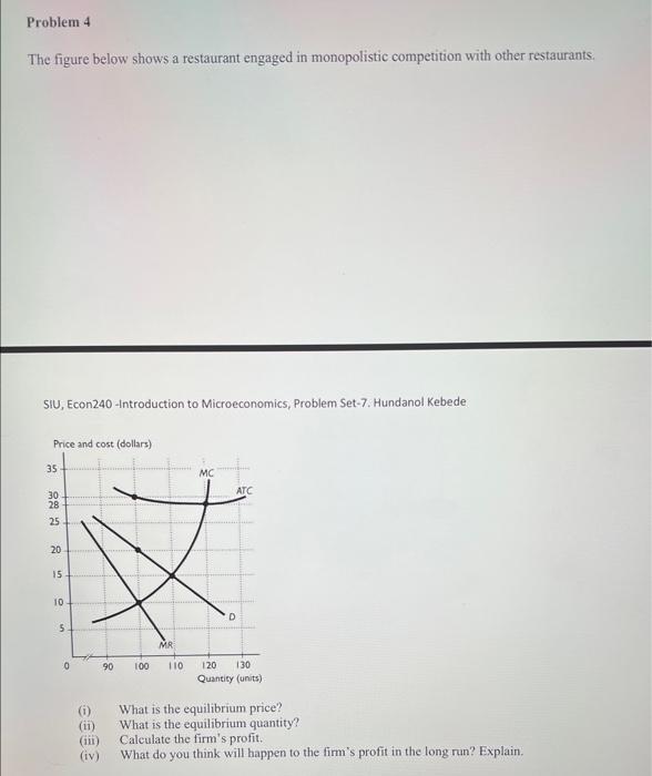 Solved Problem 4The figure below shows a resturant engaged | Chegg.com