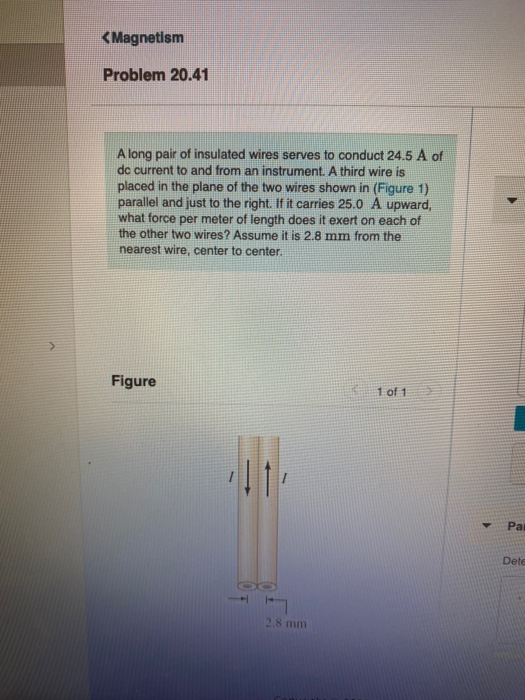 Solved Part B Part Determine the force per meter exerted