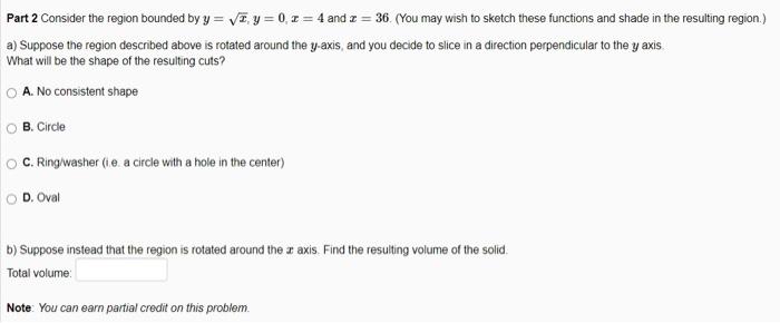 Solved Problem 1. (1 point) Part 1 Consider the following | Chegg.com