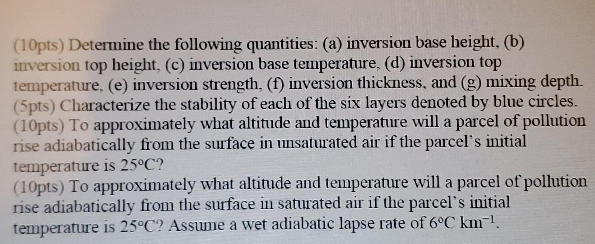Solved (10pts) Determine the following quantities: (a) | Chegg.com