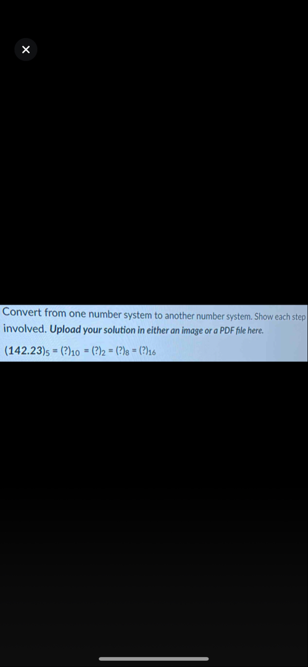 [Solved]: Convert from one number system to another number s
