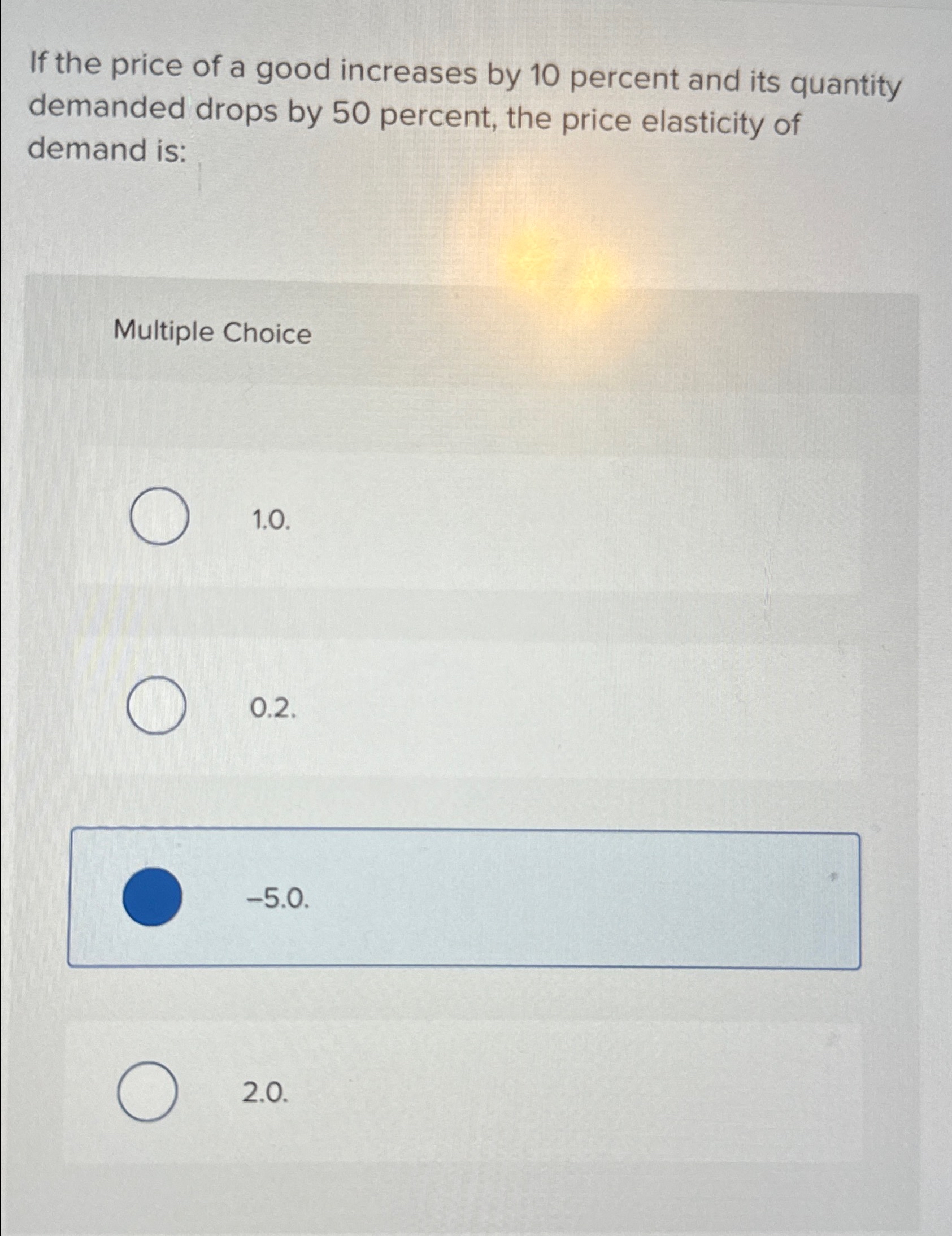 Solved If the price of a good increases by 10 ﻿percent and | Chegg.com