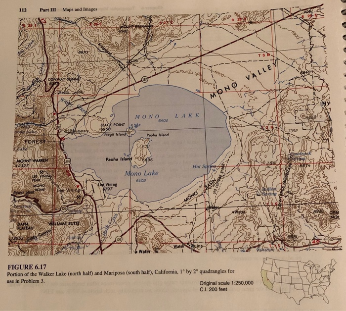 Solved b. Because 1:250,000 maps cover a lot of area, their | Chegg.com