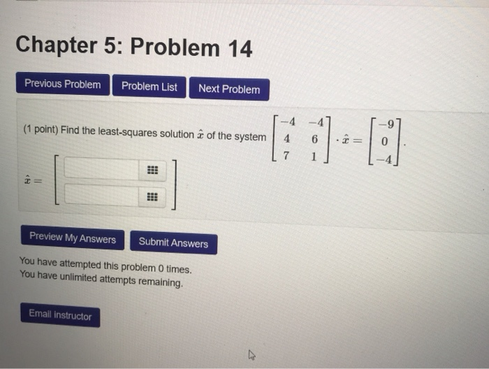 Solved Chapter 5: Problem 14 Previous Problem Problem List | Chegg.com