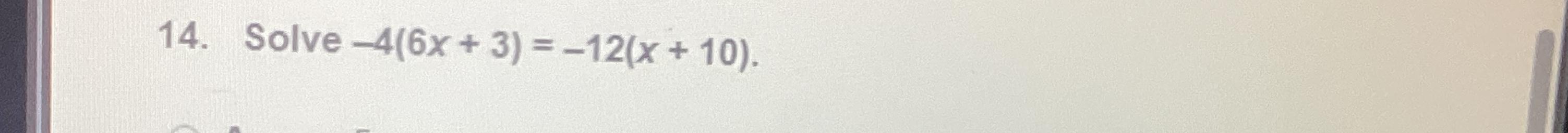 Solved Solve 4 6x 3 12 x 10 Chegg