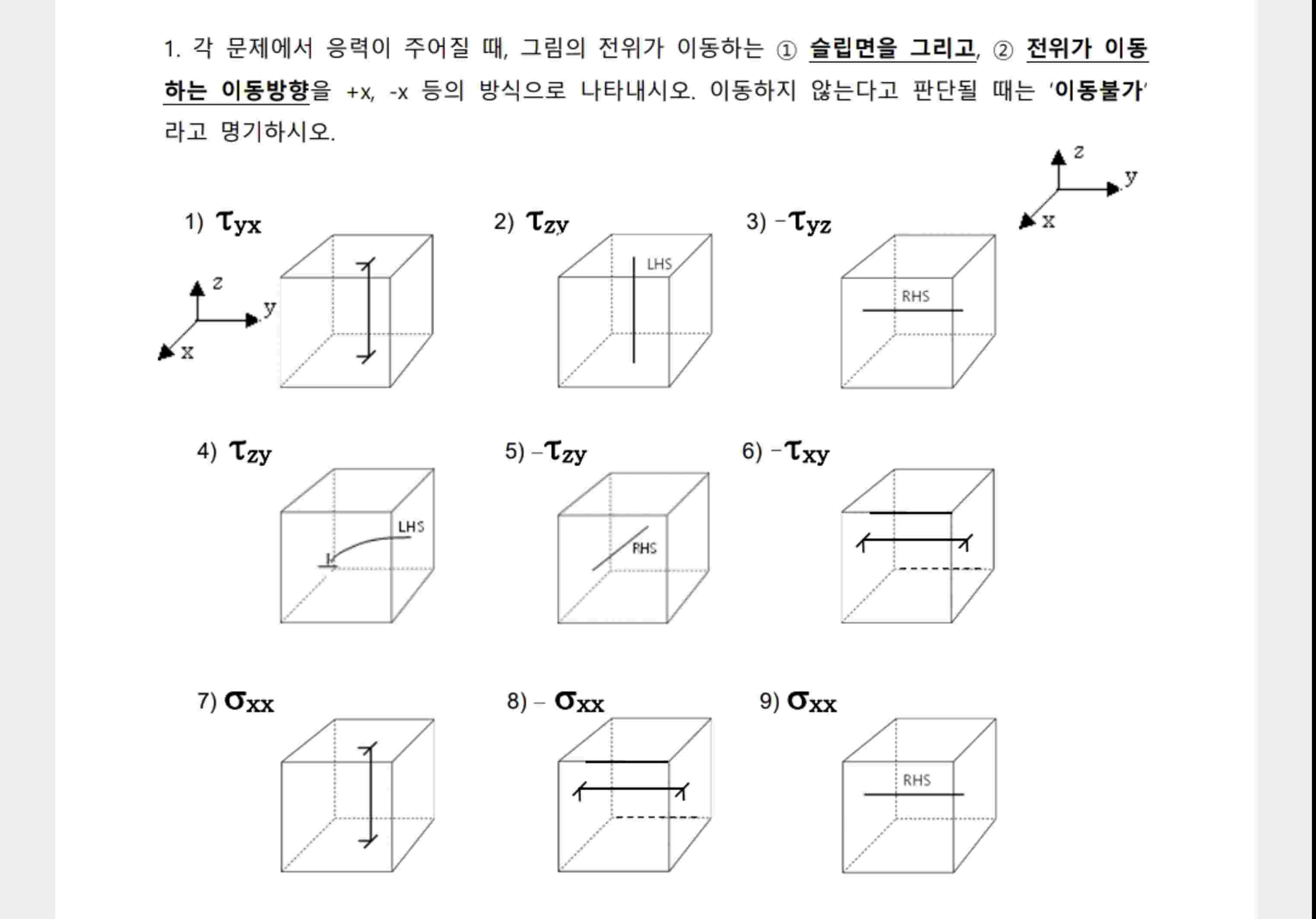 Solved by an EXPERT In ﻿each problem, when stress is ﻿given, draw the ...