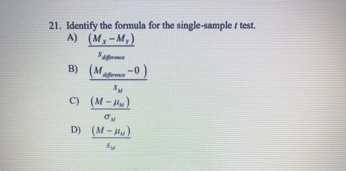 Single Sample T-Test 