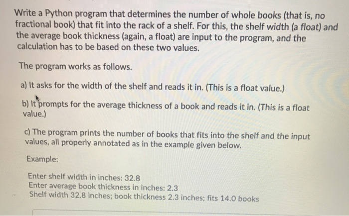 Solved Write a Python program that determines the number of | Chegg.com