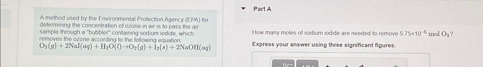 Solved A method used by the Environmental Protection Agency | Chegg.com