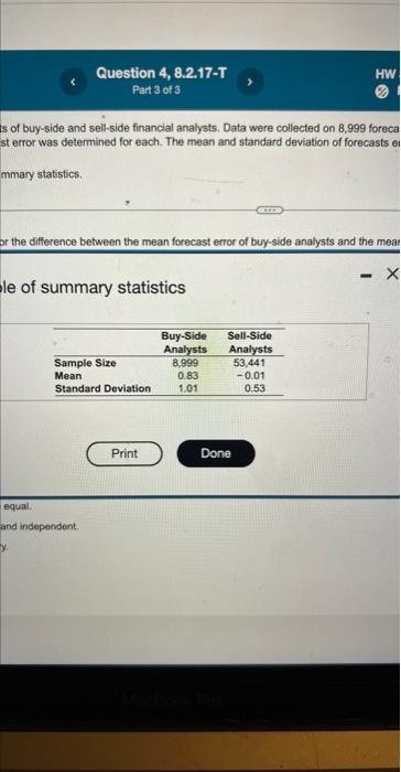 Solved a. Calculate the pooled estimate of σ2 sp2= (Round to | Chegg.com