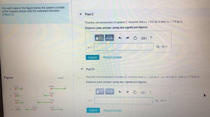 Solved For each case in the figure below, the system | Chegg.com