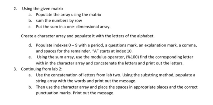 Solved I need help!!For part 2 and 3, make it into one java | Chegg.com