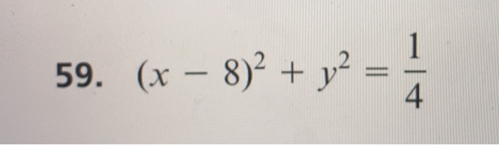 Solved determine the center and radius of the circle with | Chegg.com