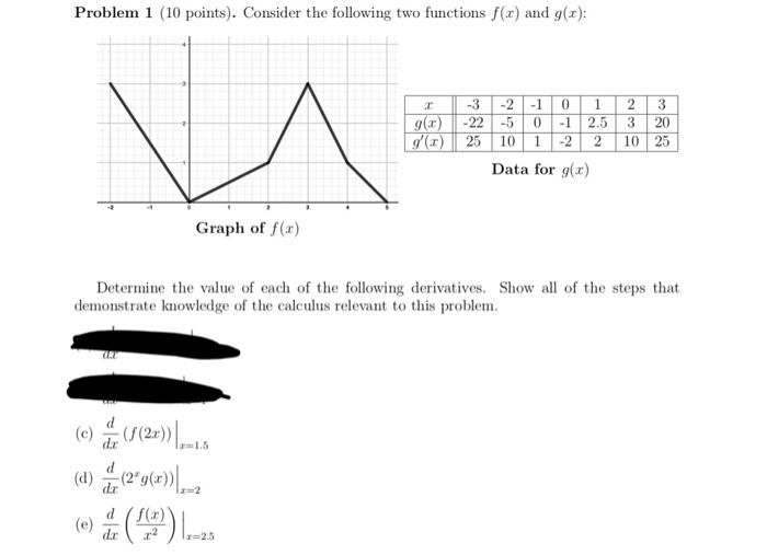 Solved Problem 1 (10 points). Consider the following two | Chegg.com