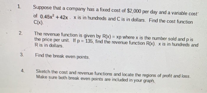 Solved for number 4 use excel or google spreadsheets include | Chegg.com