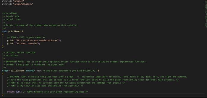 Solved Assignment 5: Graph Algorithms For the following | Chegg.com