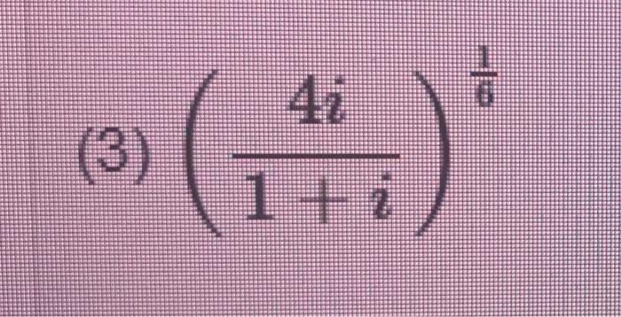 Solved In each case, find all of the indicated roots, with | Chegg.com