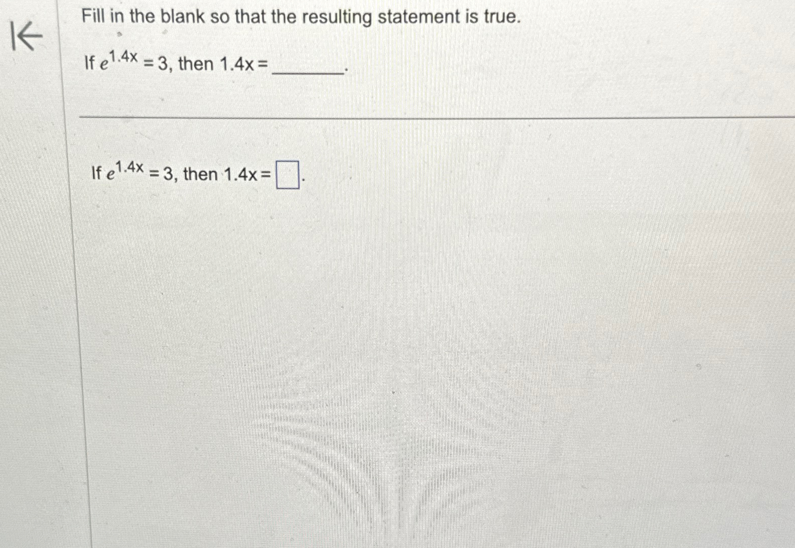 Solved Fill in the blank so that the resulting statement is | Chegg.com