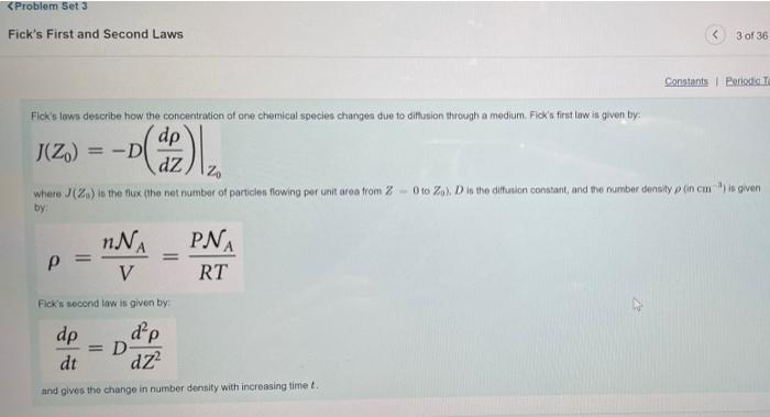 Solved Part A If the concentration of molecules changes from | Chegg.com