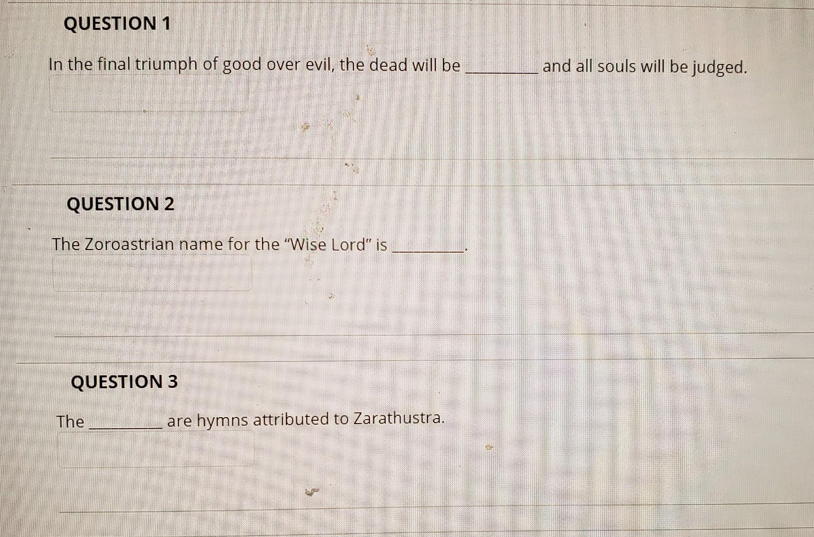 Solved QUESTION 7 The Teachings Of Two Major Religious | Chegg.com