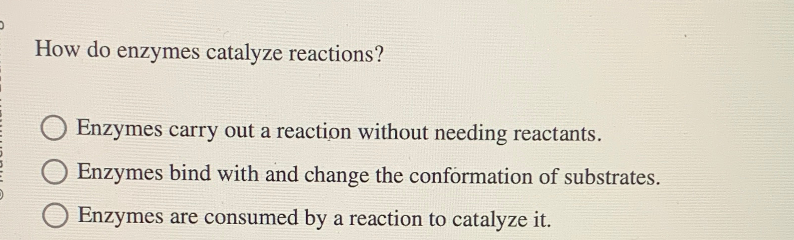 Solved How do enzymes catalyze reactions?Enzymes carry out a | Chegg.com