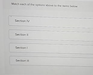 Solved Match each of the options above to the items | Chegg.com