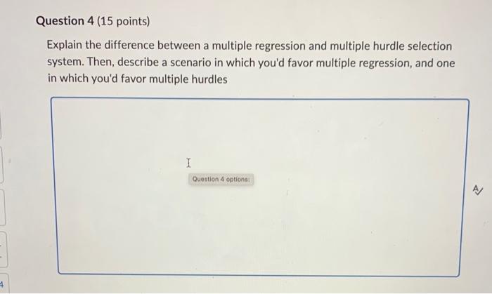 Solved Explain the difference between a multiple regression | Chegg.com