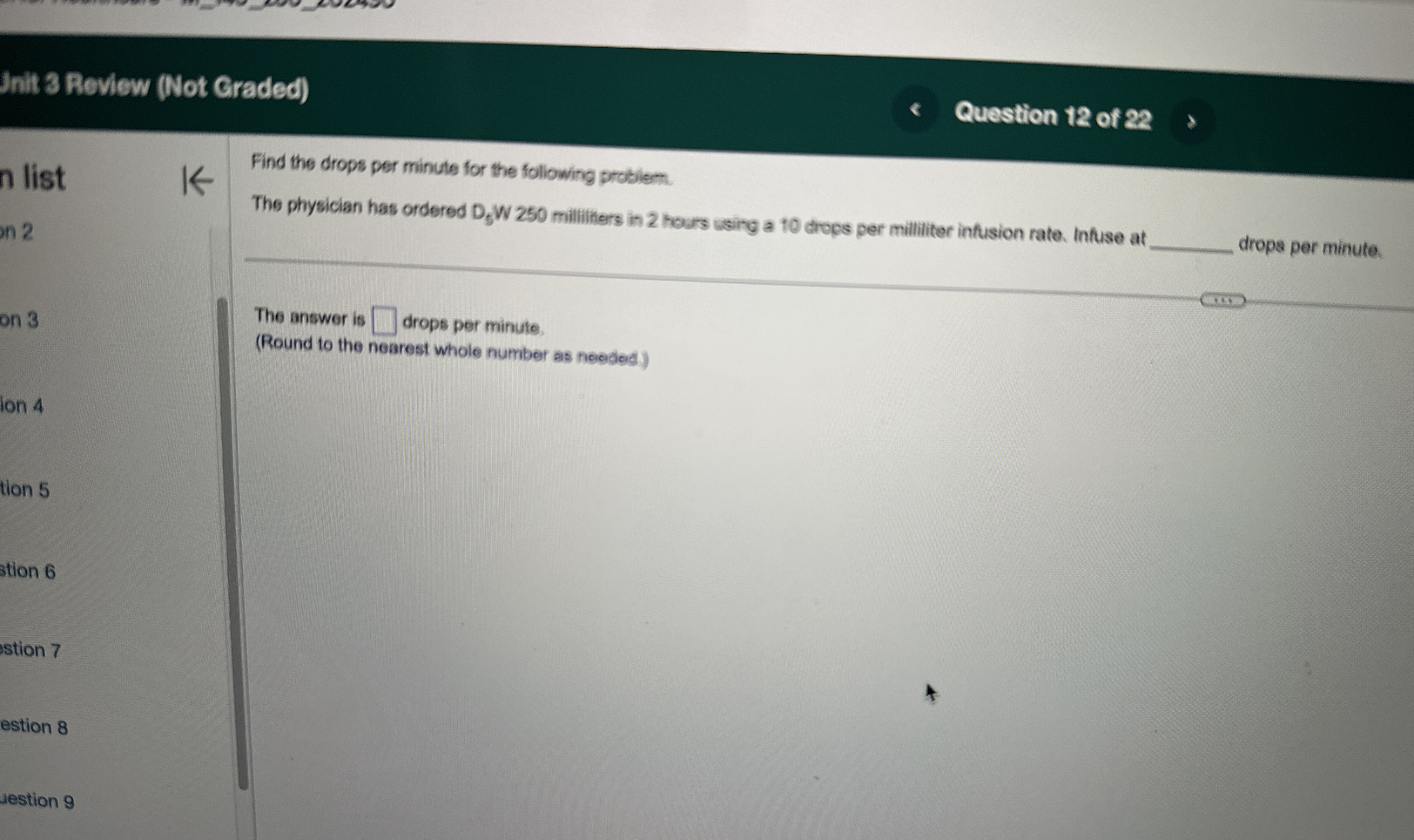 Solved Init 3 ﻿Review (Not Graded)Question 12 ﻿of 22Find the | Chegg.com