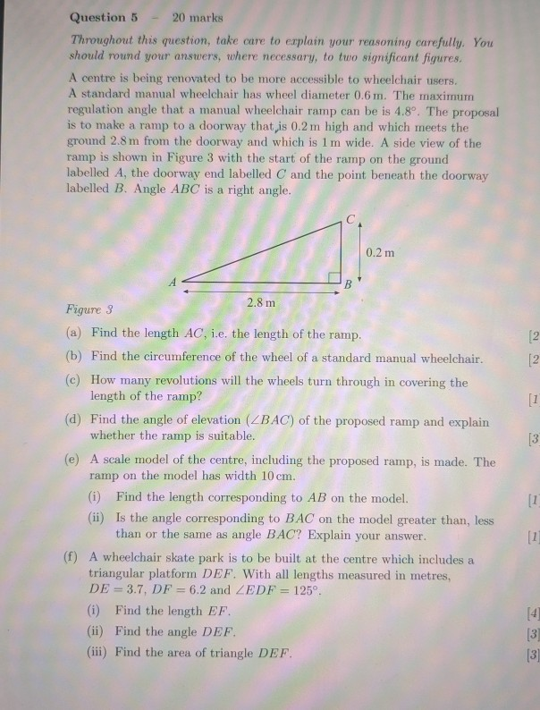 Solved Question 5 20 marks Throughout this question, take | Chegg.com