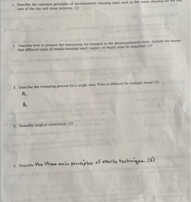 Solved Da Bo 1. Describe The Common Principles Of | Chegg.com