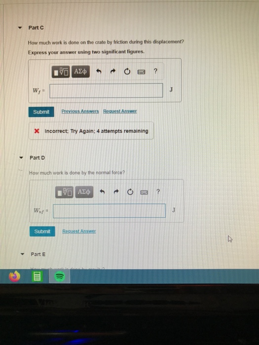 Solved KHW Chapter 6 Exercise 6.4 A factory worker pushes a | Chegg.com