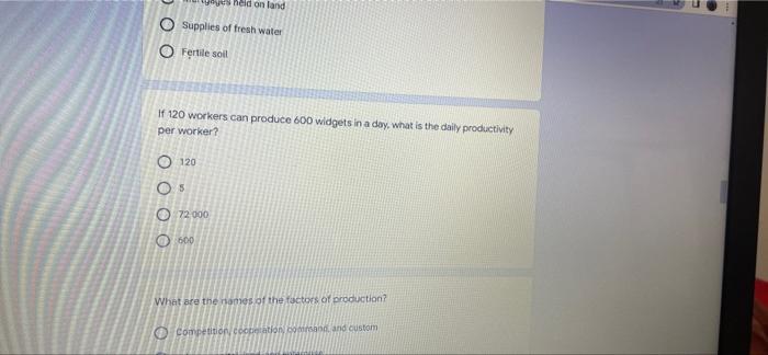 Solved cause a decrease in supply Clear selection All of the | Chegg.com