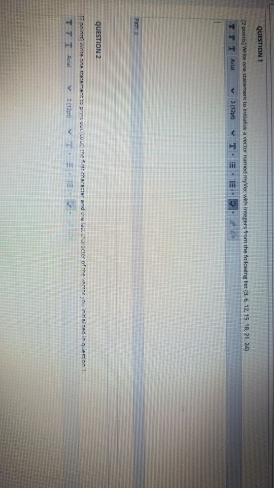 Solved QUESTION 1 [2 points] Write one statement to | Chegg.com