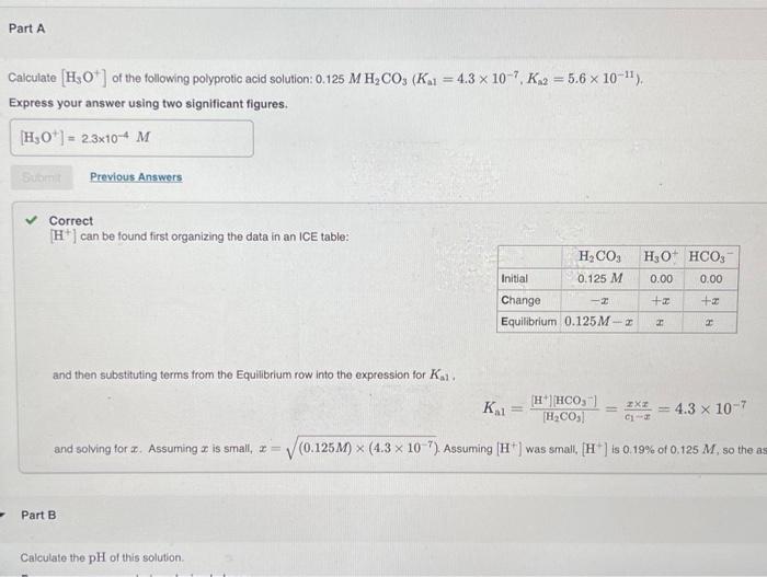 Solved Calculate The PH Of This Solution. Express Your | Chegg.com