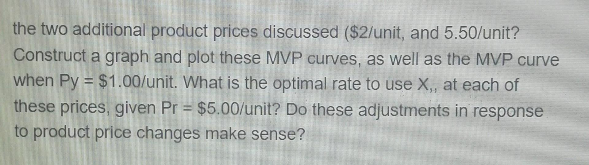 Solved The Two Additional Product Prices Discussed | Chegg.com