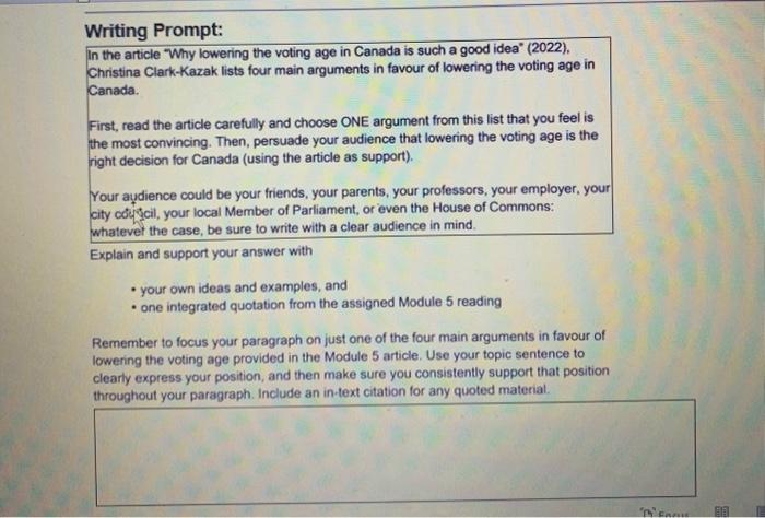 Solved Paragraph Writing Assignment (10\%) Your Task: | Chegg.com