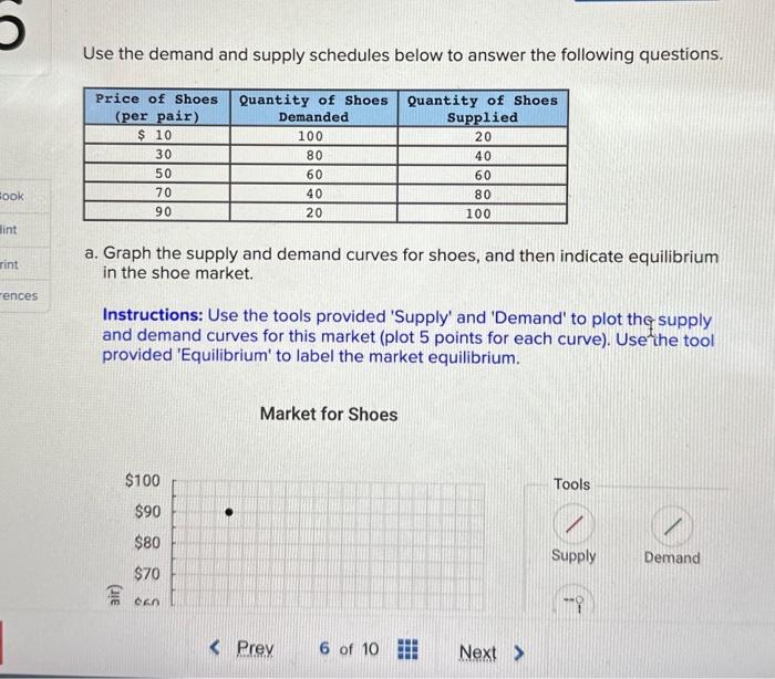Solved Use the demand and supply schedules below to answer | Chegg.com