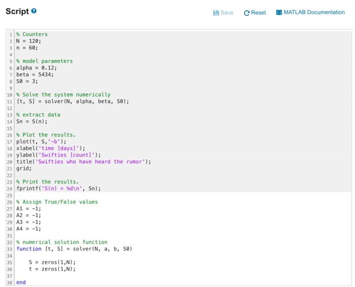 Solved A rumor is spread in a small town that the romantic | Chegg.com