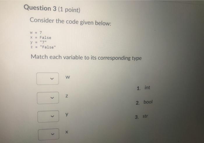 Solved Question 1 (1 point) 3 Determine the value of x after | Chegg.com